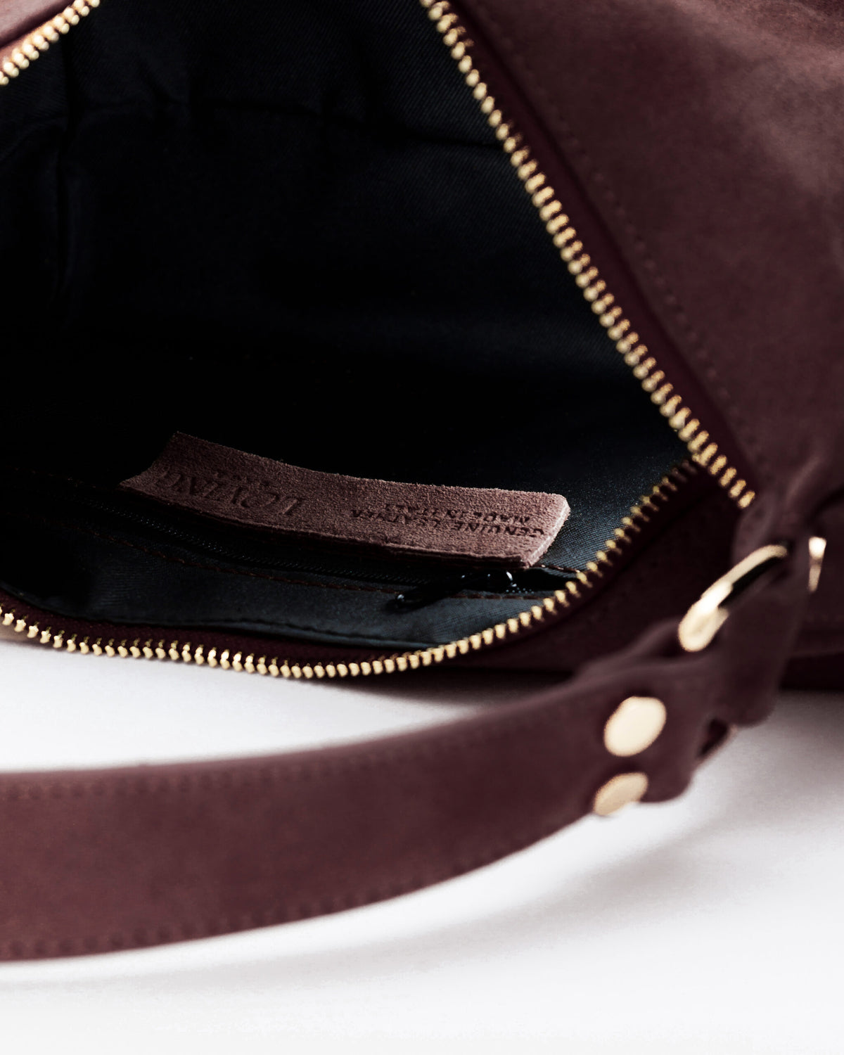 Carrie suede BORDEAUX - LOVING BAGS