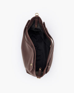 Borsa in pelle OLIVIA cioccolato - LOVING BAGS