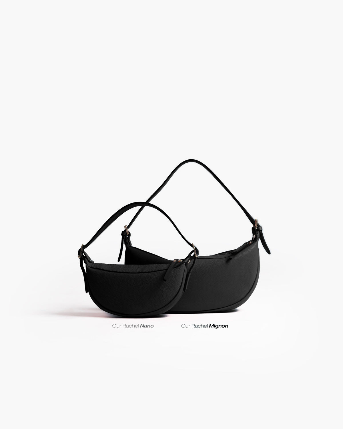 Borsa in pelle RACHEL NANO nera - LOVING BAGS