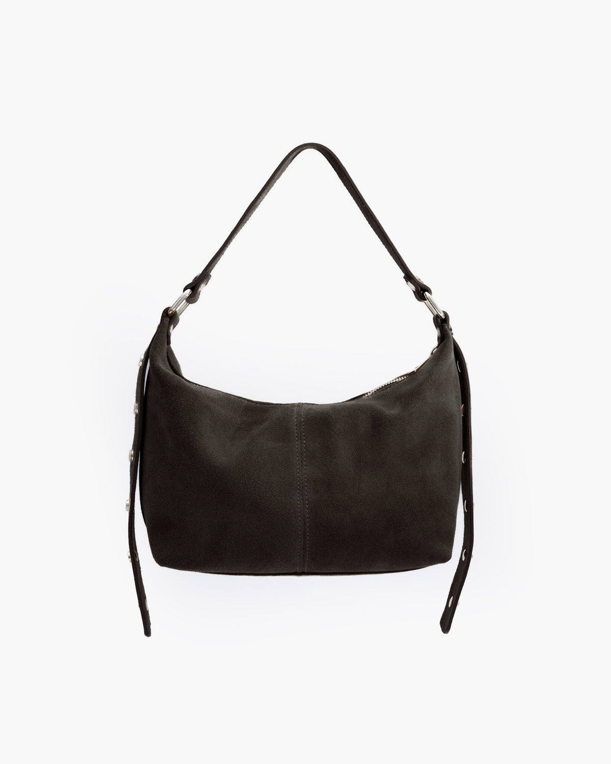 Carrie suede TESTA DI MORO - LOVING BAGS