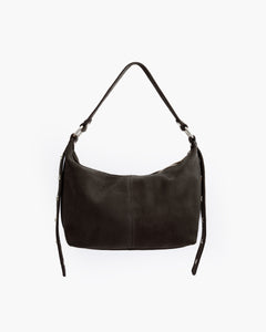 Carrie suede TESTA DI MORO - LOVING BAGS