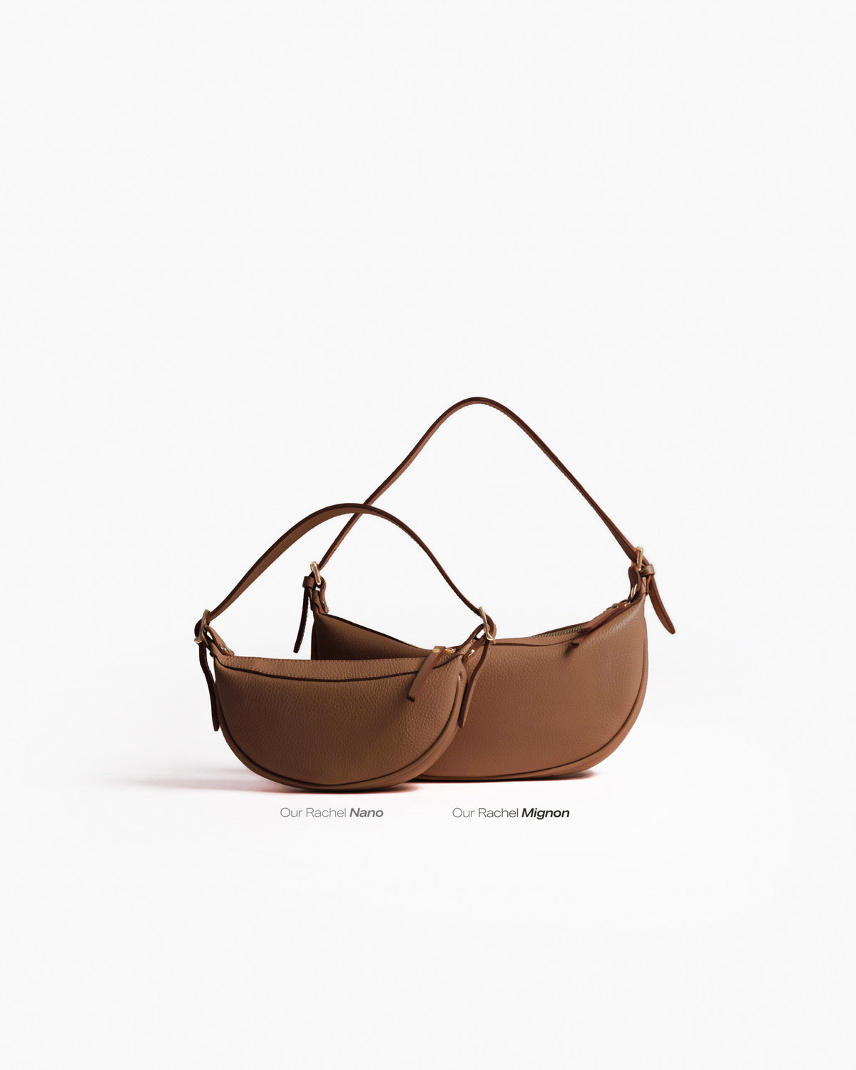 Borsa in pelle RACHEL NANO marrone  - LOVING BAGS
