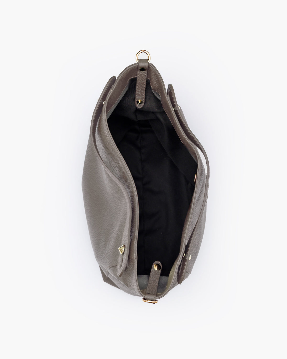 Borsa in pelle OLIVIA tortora - LOVING BAGS