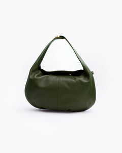 Borsa in pelle AMINA verde foresta - LOVING BAGS