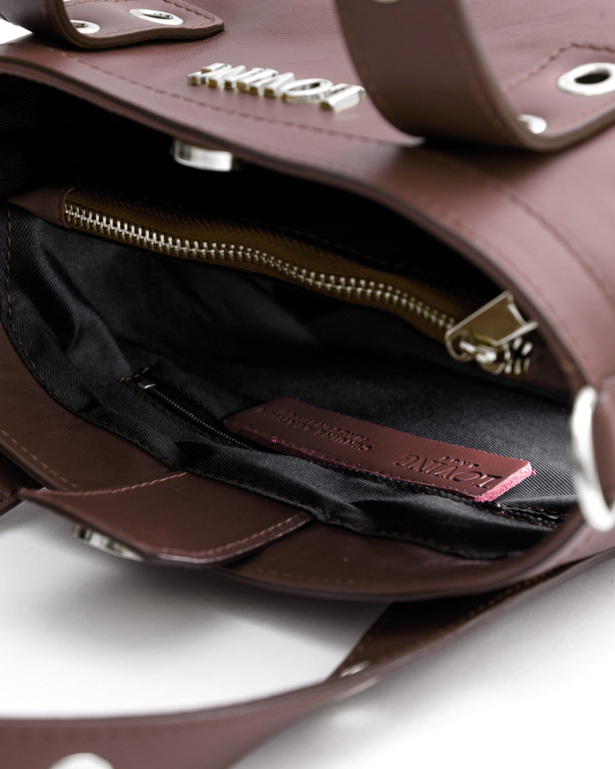 Borsa in pelle Maya MARRONE - LOVING BAGS