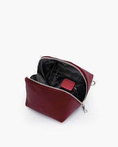 Borsa in pelle ALMA bordeaux - LOVING BAGS
