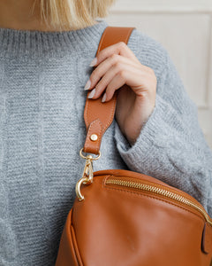 Manico in pelle CUOIO - LOVING BAGS
