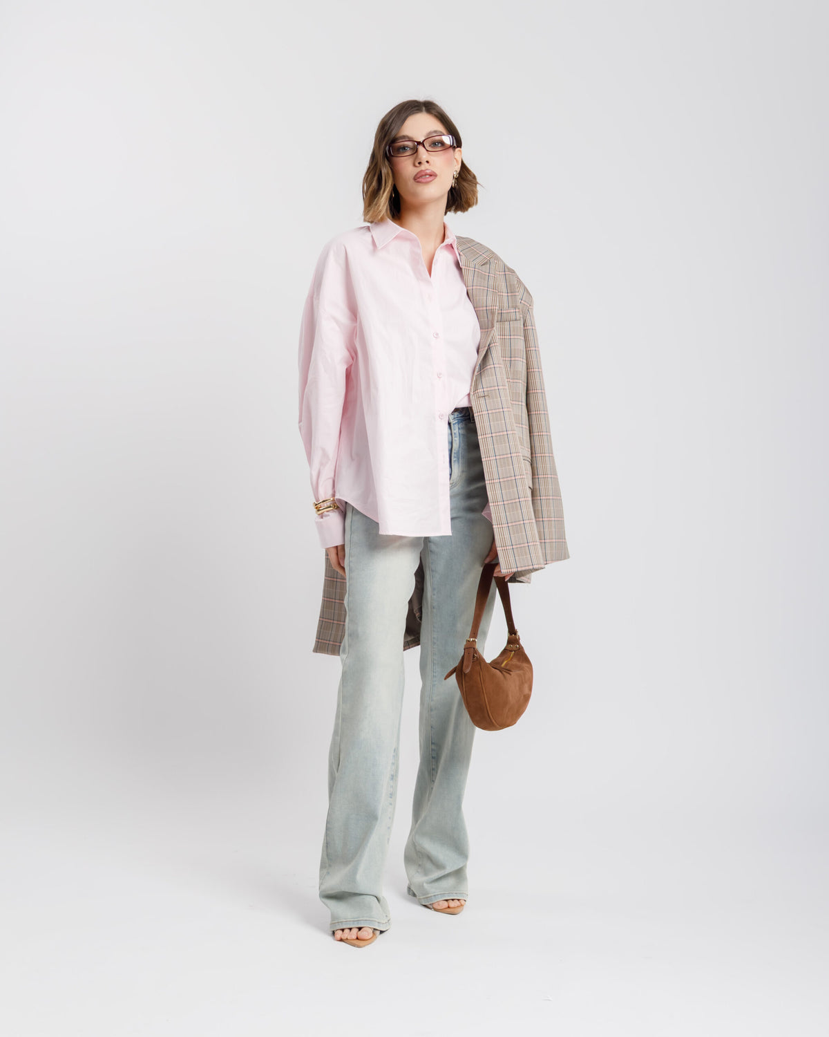 Jeans flare sabbiato - 9379