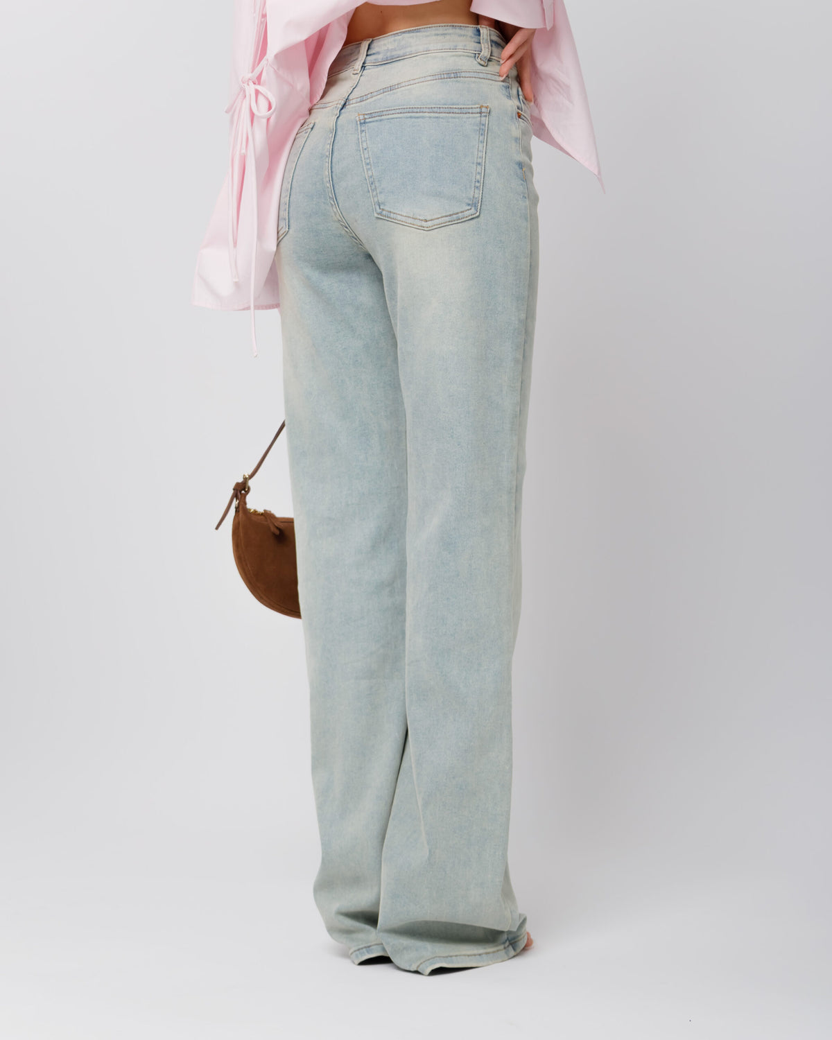 Jeans flare sabbiato - 9379