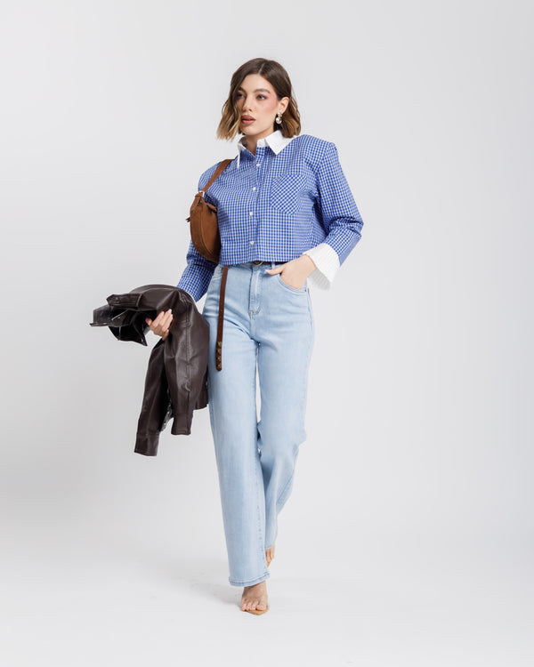 Jeans straight blu - 9390