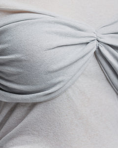 Maglia in lino con arriccio - H13092
