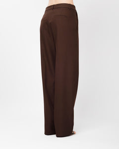 Pantaloni classy MARRONE - M756 slc