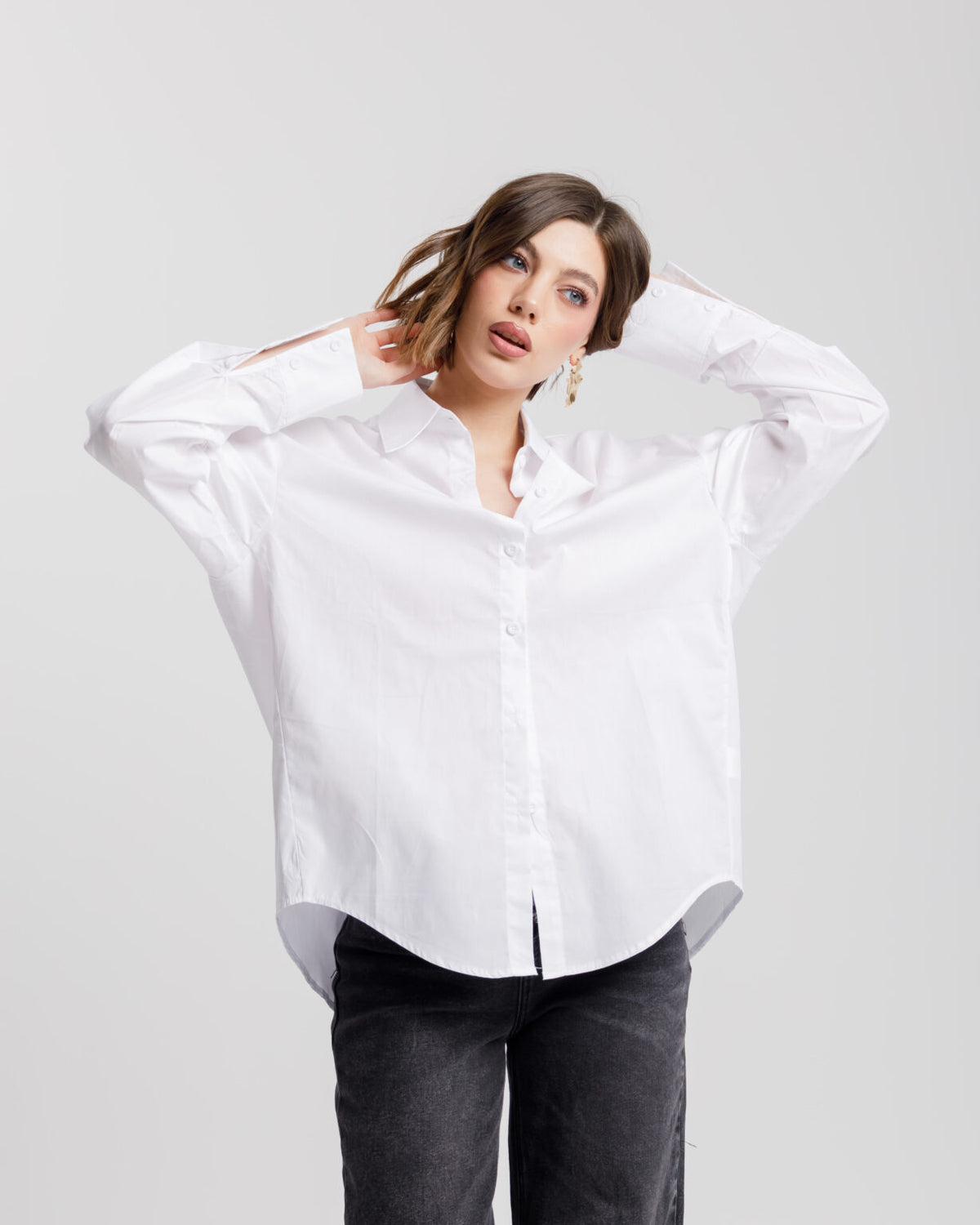 Camicia in cotone basic - M7533