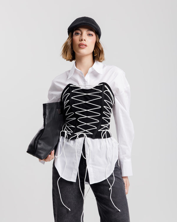 Corsetto con laccetti - ST13122