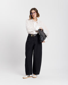 Pantaloni barrel in cotone - CHB8518