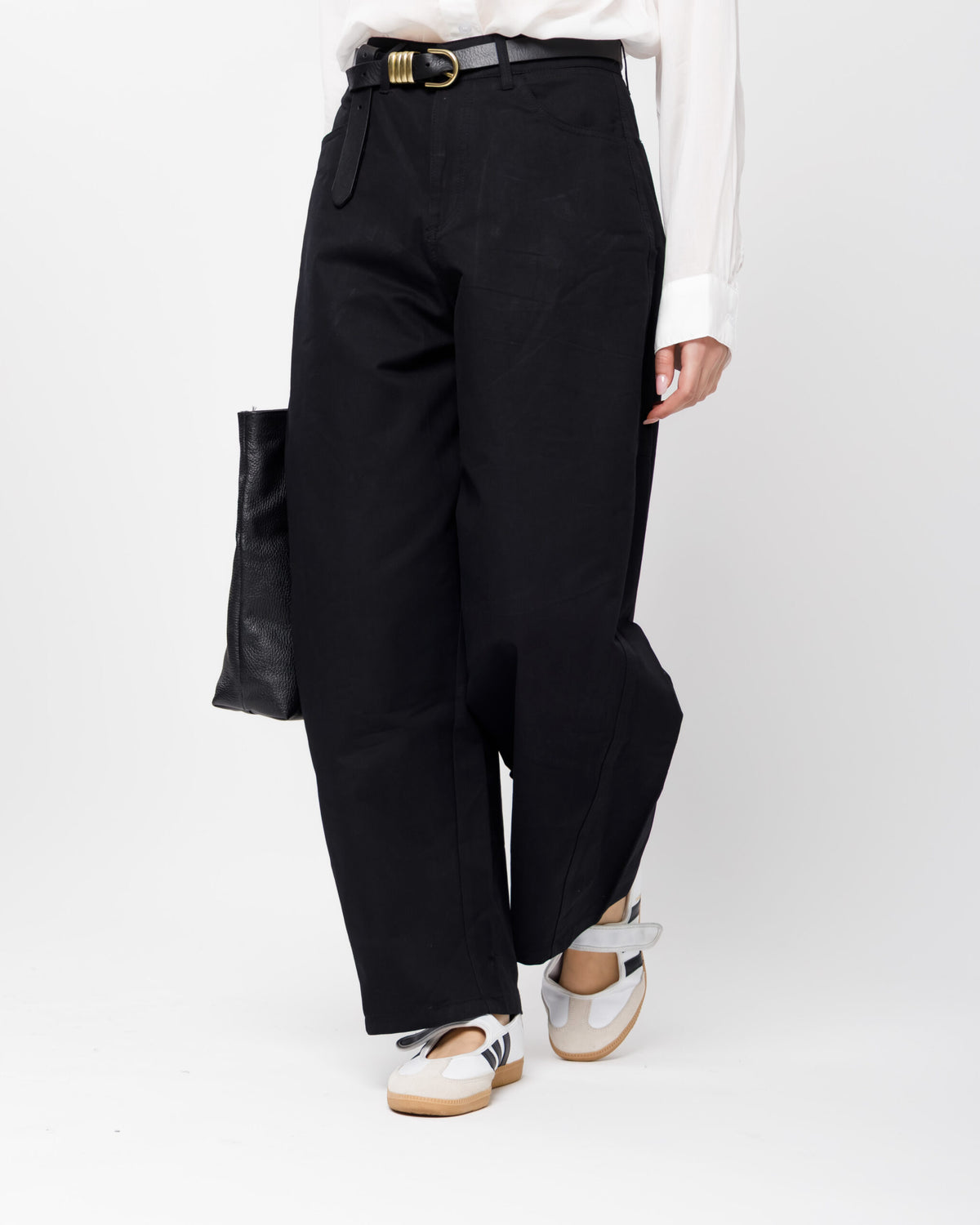 Pantaloni barrel in cotone - CHB8518