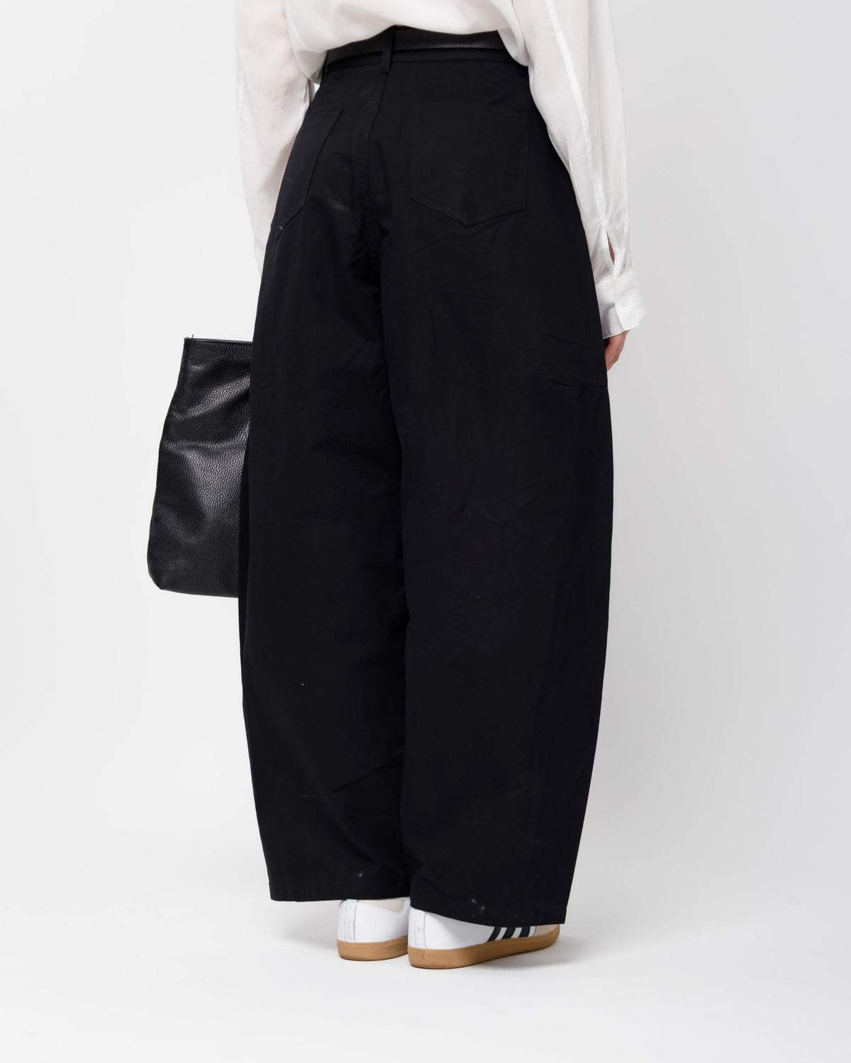 Pantaloni barrel in cotone - CHB8518