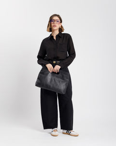 Pantaloni barrel in cotone - CHB8518