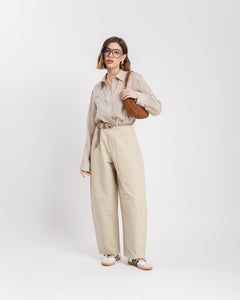 Pantaloni barrel in cotone - CHB8518