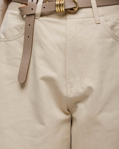 Cintura in pelle con fibbie a spirale - 2149/20 LOVING