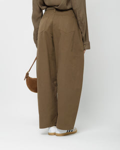Pantaloni barrel in cotone - CHB8518