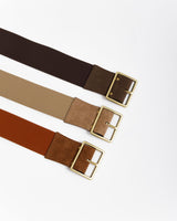 Cintura alta in pelle elastica - 8664/40