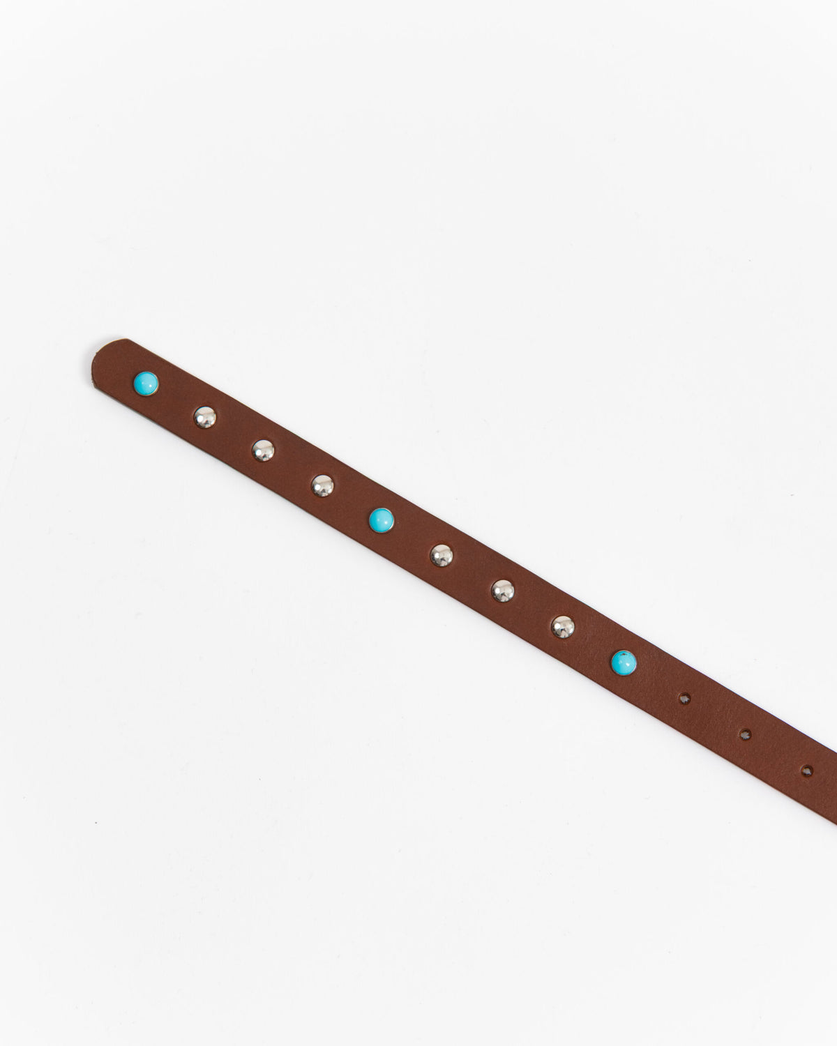 Cintura in pelle con borchie - 1701/10