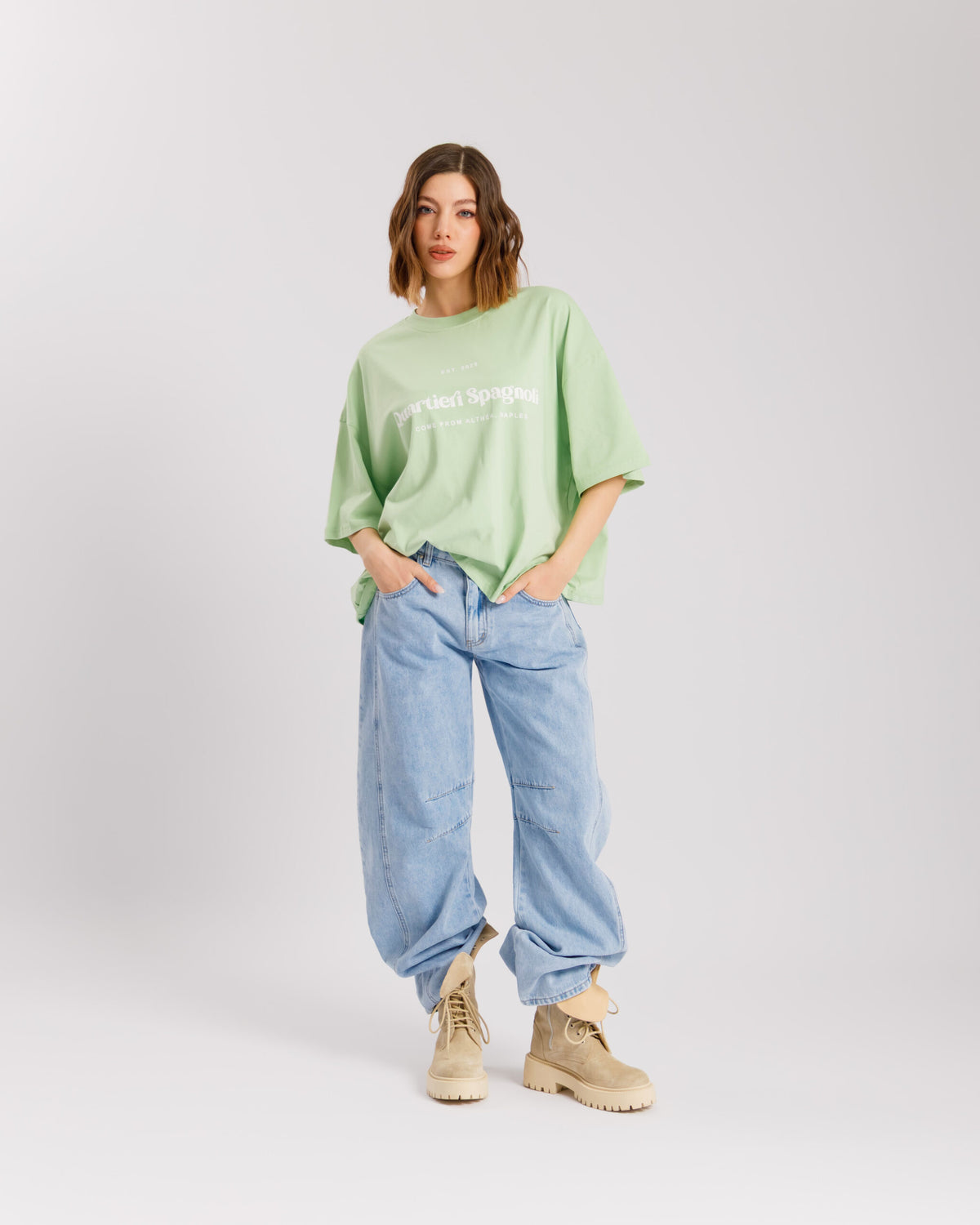 T-shirt QUARTIERI SPAGNOLI VERDE - ALTHÉA - C232