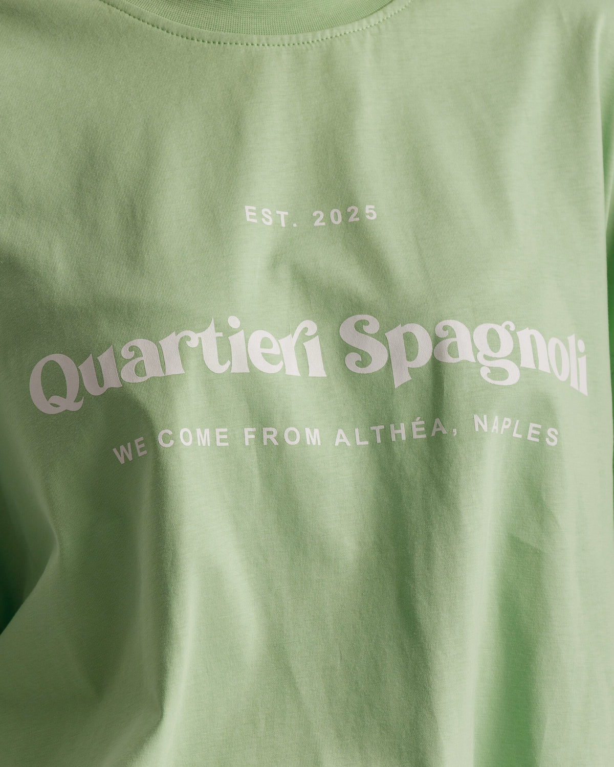 T-shirt QUARTIERI SPAGNOLI VERDE - ALTHÉA - C232
