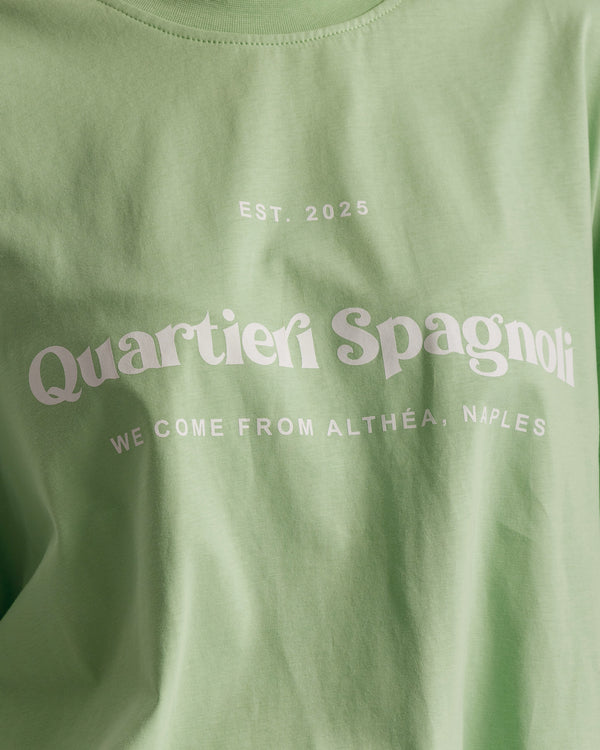 T-shirt QUARTIERI SPAGNOLI VERDE - ALTHÉA - C232