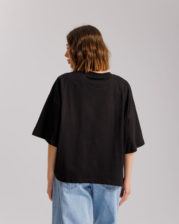 T-shirt VIA DEI MILLE NERA - ALTHÉA - C232