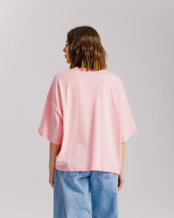 T-shirt VIA PARTENOPE ROSA - ALTHÉA- C232