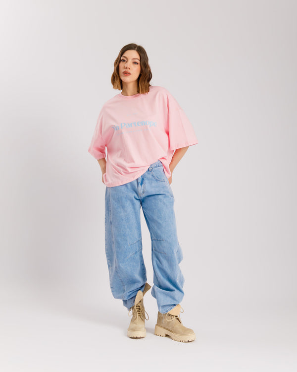 T-shirt VIA PARTENOPE ROSA - ALTHÉA- C232