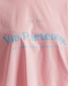T-shirt VIA PARTENOPE ROSA - ALTHÉA- C232