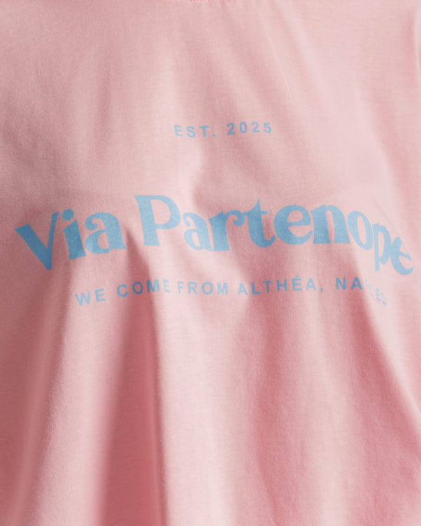 T-shirt VIA PARTENOPE ROSA - ALTHÉA- C232