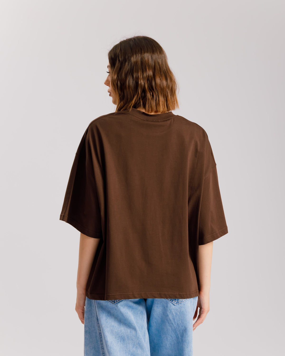T-shirt VIA PARTENOPE MARRONE - ALTHÉA- C232