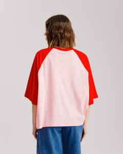 T-shirt bicolor ALTHÉA ROSA - C233