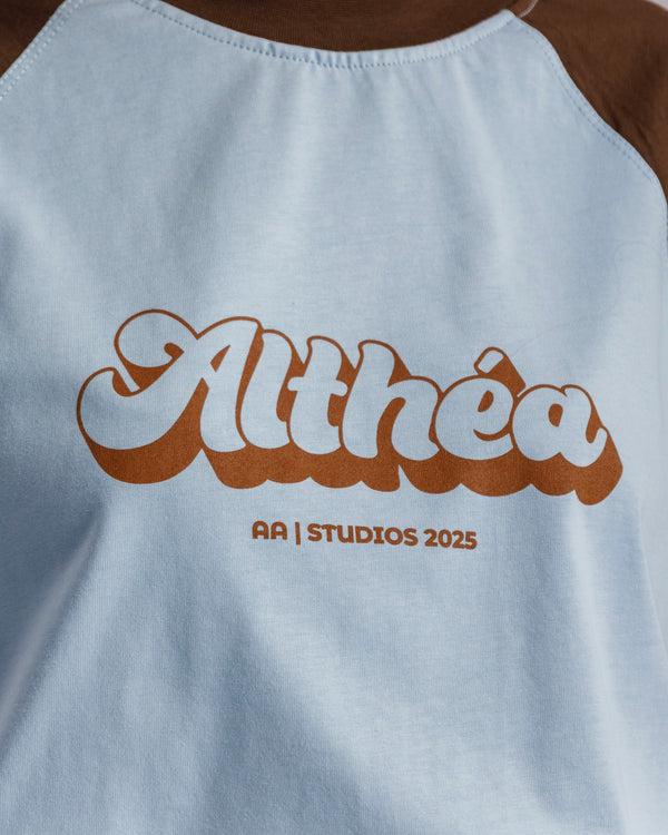 T-shirt bicolor ALTHÉA AZZURRA- C233