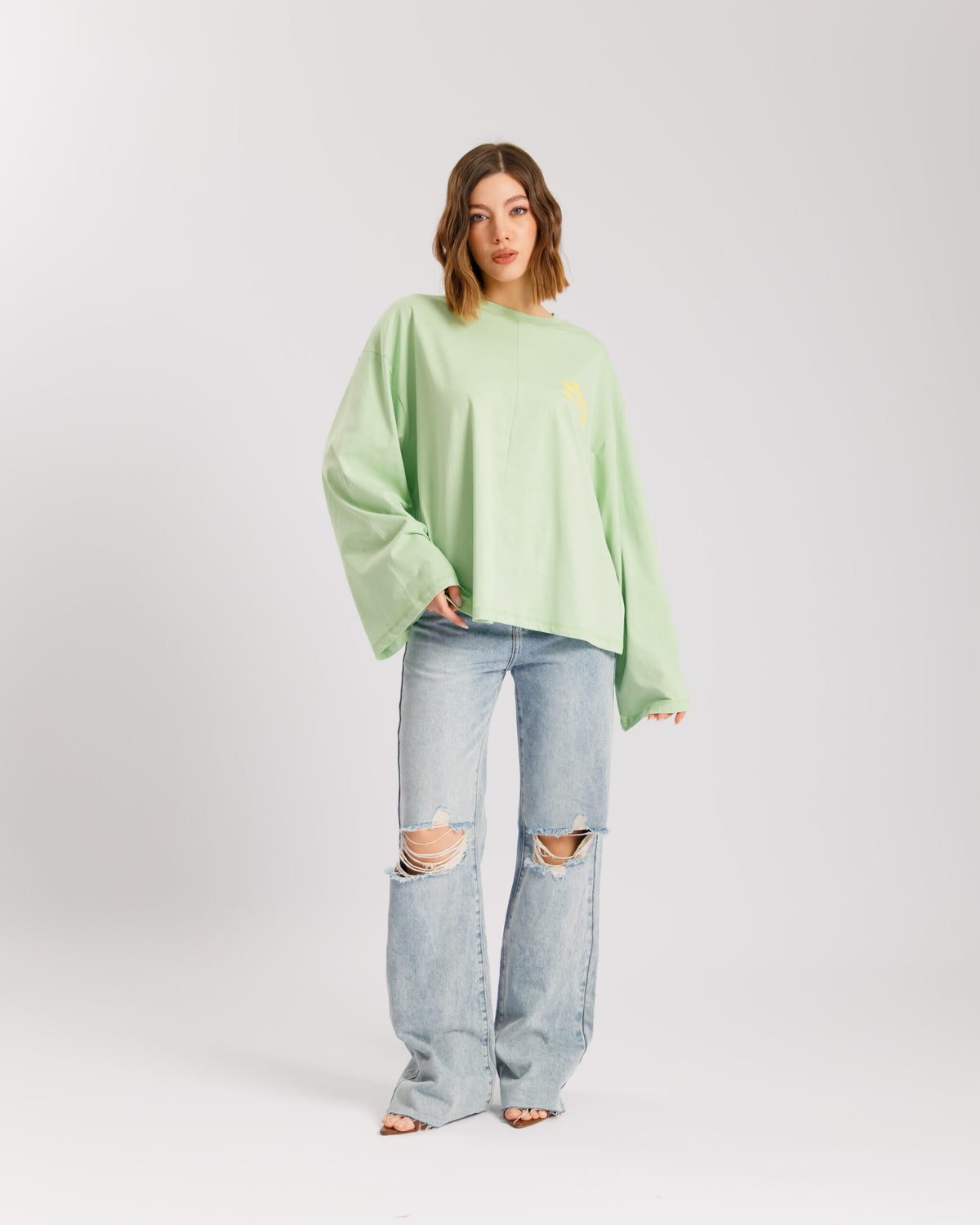 T-shirt long sleeve ALTHÉA VERDE - C231