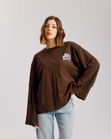 T-shirt long sleeve ALTHÉA MARRONE - C231