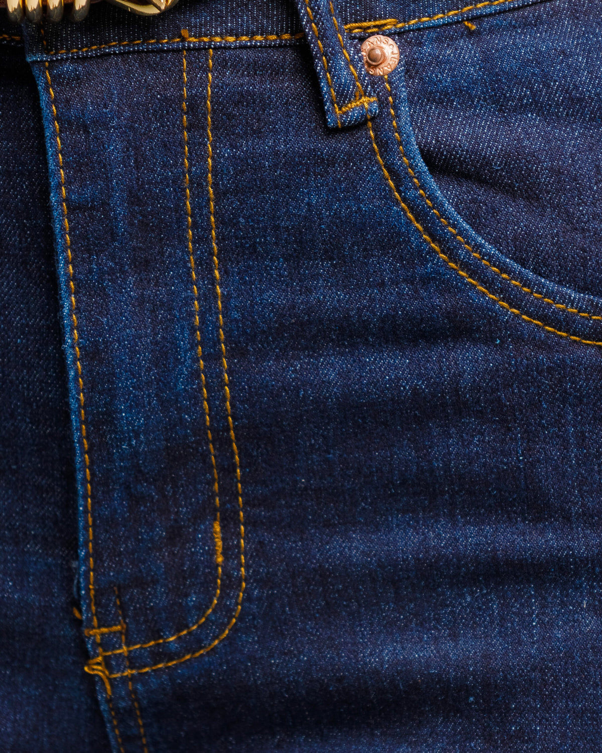 Jeans gamba dritta BLU MARINO  - KT608