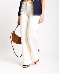 Jeans vita bassa con tasche PANNA- SK227-4