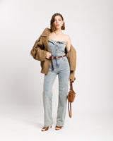 Jumpsuit a fascia in denim SABBIATA - K655