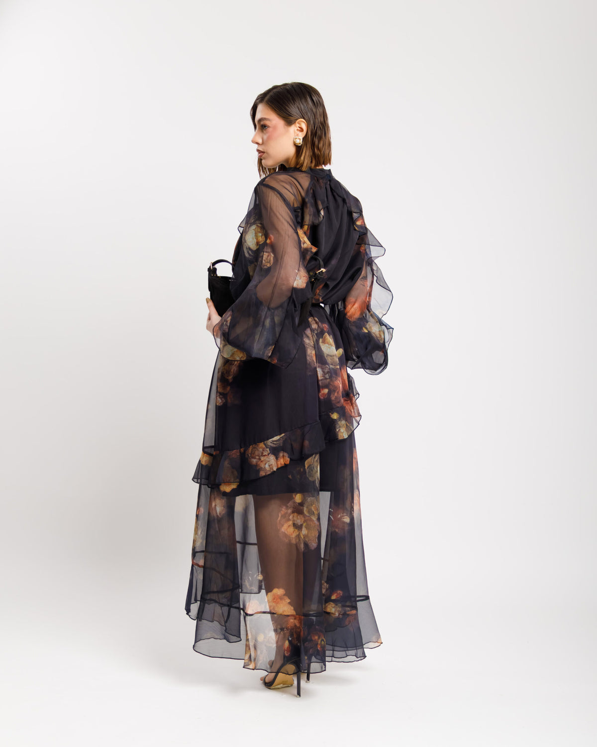 Coord-set in seta stampato - EC12883