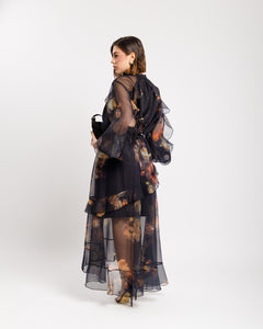 Coord-set in seta stampato - EC12883