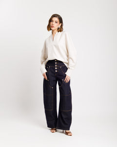 Camicia con scollo - 26CY620