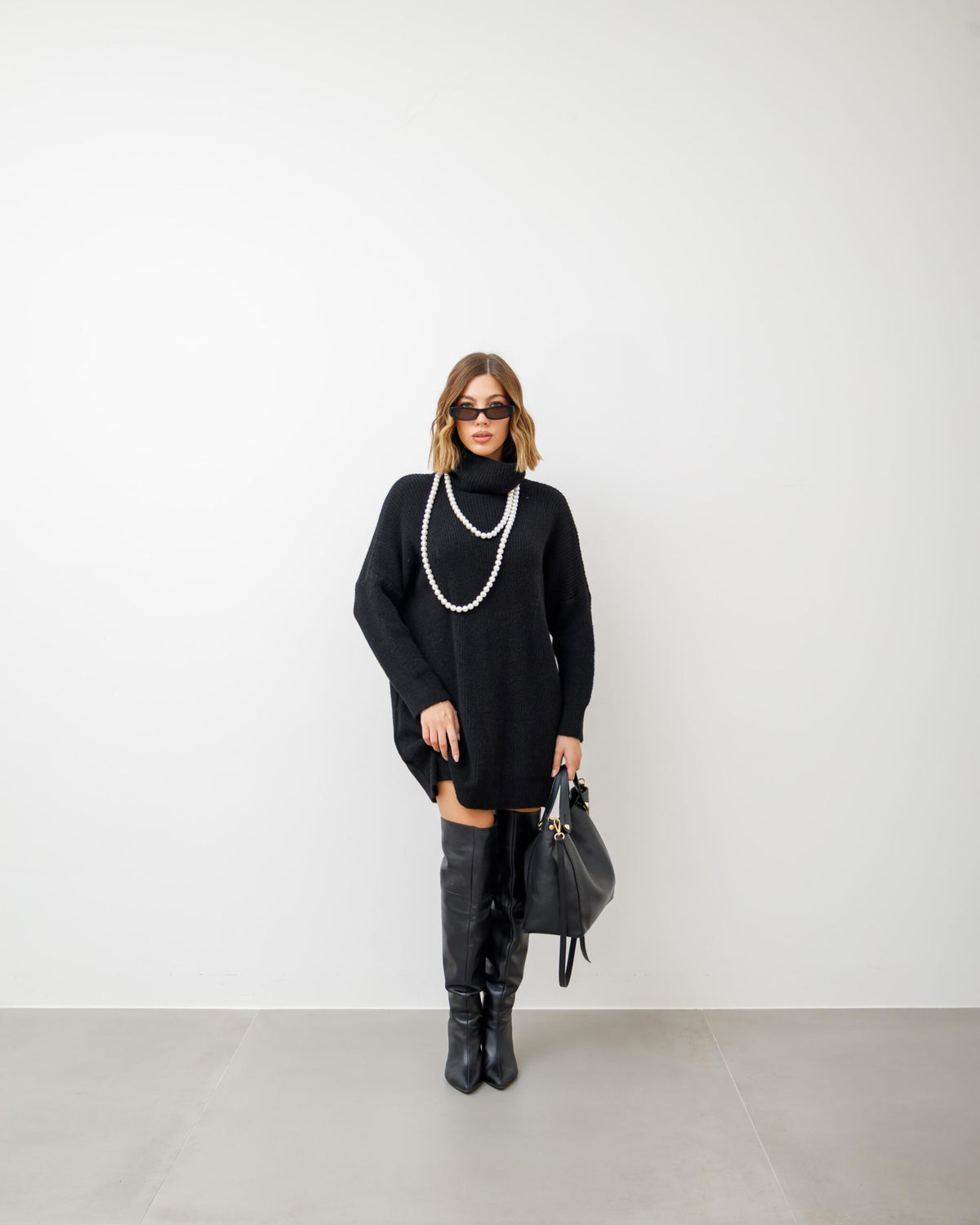 Borsa in pelle OLIVIA nera - LOVING BAGS