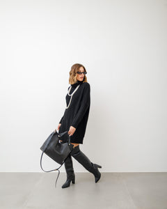 Borsa in pelle OLIVIA nera - LOVING BAGS