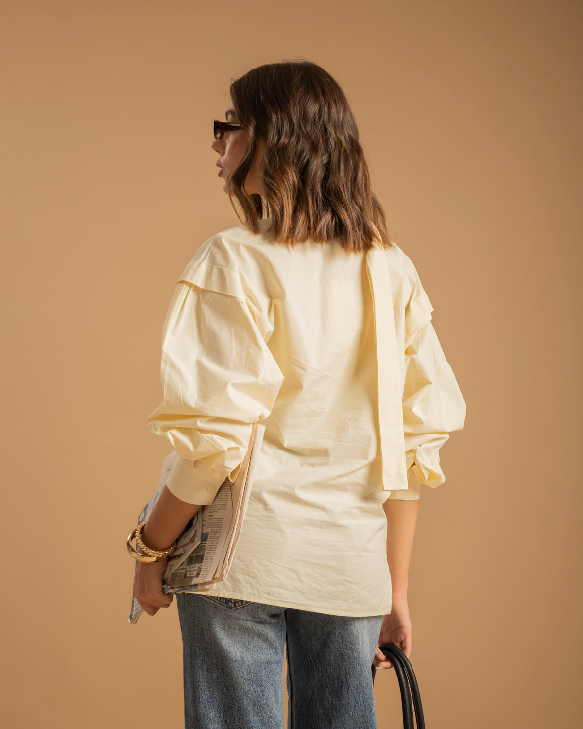 Camicia con fiocco - H13757