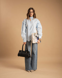 Camicia con fiocco - H13757